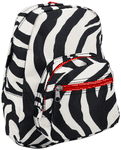 Mega Zebra Print Personalized Toddler Backpack