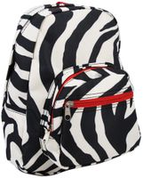Mega Zebra Print Personalized Toddler Backpack