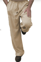 Mens Hemp Laguna Drawstring Twill Yoga Pants