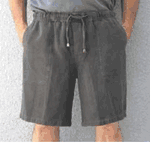 Mens Hemp Drawstring Shorts