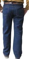 Mens Chi Gusseted Hemp Jean