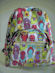 Mini Backpack in Flip Flop Print - Lavender