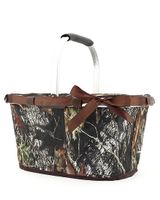Monogrammed Stylish Collapsible Market And Shopping Basket in  Mossy Oak Print