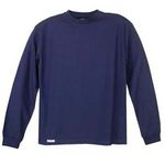 Navy Unisex Organic Long Sleeve T-Shirt
