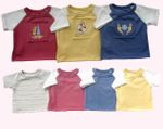 Organic Cotton Baby Unisex Raglan Tees