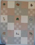 Organic Cotton Patchwork Quilt  Baby, Crib and Toddler