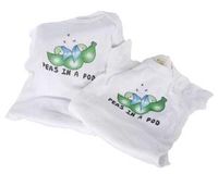 Organic Onesies For Twins - Twin Peas in a Pod