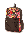 Paisley Print Large Backpack - Brown