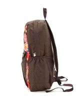 Paisley Print Large Backpack - Brown