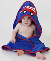 Personalized Firetruck Hooded Towel and Wash Cloth