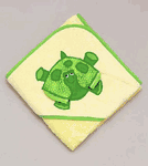 Personalized Frog Hooded Towel and Wash Cloth