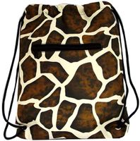 Personalized Giraffe DrawString Toddler Backpack