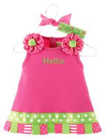 Personalized Little Sprout Tab Dress