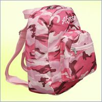 Personalized Pink Camo Toddler mini  Backpack