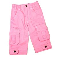 Pink/Blue Denim Cargo Jeans