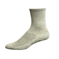 Pkg of 3 Bamboo Crew Brown Marbled Socks