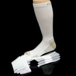 Pkg of 3 Bamboo Crew Socks -Large