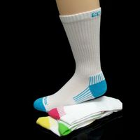 Pkg of 3 Bamboo Viscose Crew Socks - Medium