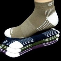 Pkg of 3 Bamboo Low-Cut Solid Active Socks - Large