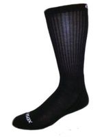 Pkg of 3  Solid Color Bamboo Crew Socks - Large