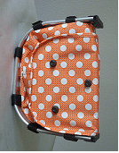 Polka Dots On Orange Collapsible Market