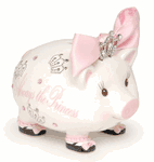 Princess Jewel Crown Piggy Bank