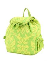 Quilted Damask Drawstring Backpacks