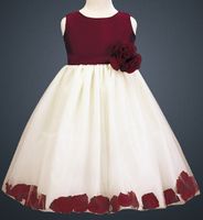 Shantung and Tulle Flower Petal Dress