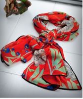Flower Silk Scarf