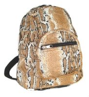 Snake Skin Mini Toddler Purse Backpack