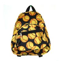 Toddler Backpack with  Softball Print