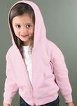 Toddler Fleece Hooded Zip Front Sweatshirt with Pockets