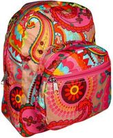 Toddler Mini  Backpack With Funky Paisley Print