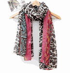 Leopard Voile Scarf