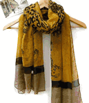 Leopard Voile Scarf