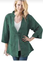 Women' hemp tai chi jacket