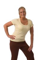 Women Organic Short Sleeve Scoop Neck T-Shirt - Pkg of 2