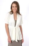 Women's Bamboo Jacket - Short Sleeve Cardigan