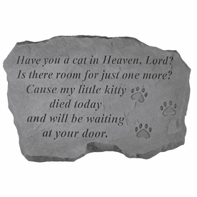 Cat Memorial Stone - Have You A Cat In Heaven