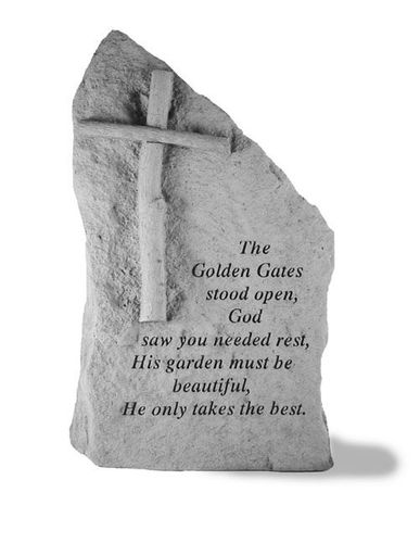 Garden Memorial Stone Totem - The Golden Gates