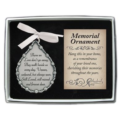 Memorial Ornament - Those We Love Don't Go Away