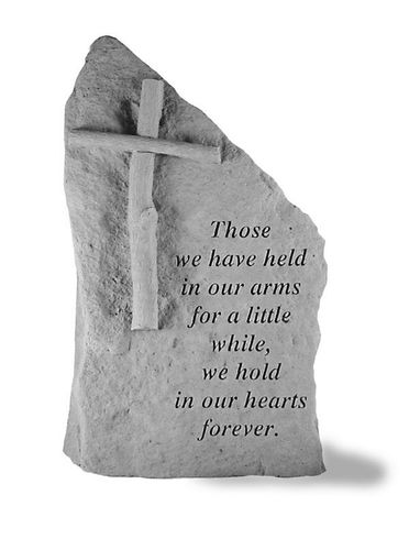 Memorial Stone with Cross - Those We Have Held