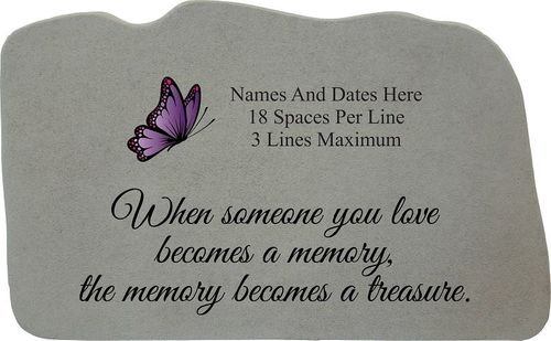 Personalized Garden Memorial with Image Choice - Memory Becomes Treasure