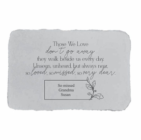 Personalized Memorial Stone - Those We Love