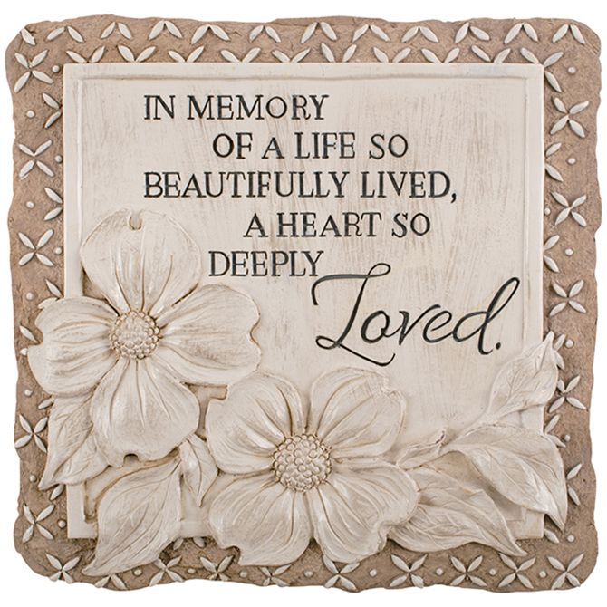 Memorial Stone Life So Beautifully Lived