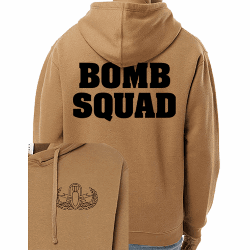 Coyote Brown Custom EOD Hoodie