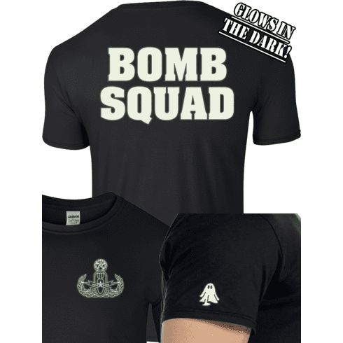 Custom Glow in the Dark Bomb Squad Tee