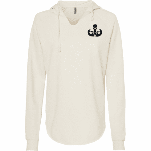 EOD Ladies Wave Wash Embroidered Hoodie