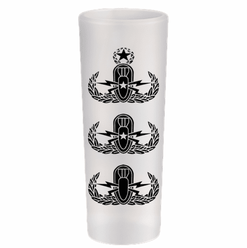 Frosted 3oz Tall EOD Shotglass
