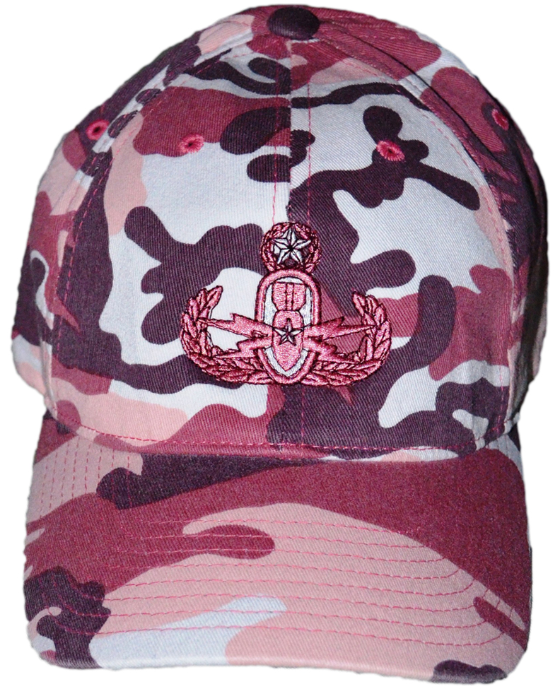 Pink Camo FlexFit Hat display picture 3